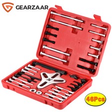 46pc Harmonic Balance Flywheel Balancer Crankshaft Gear Pulley Puller Tool Kit