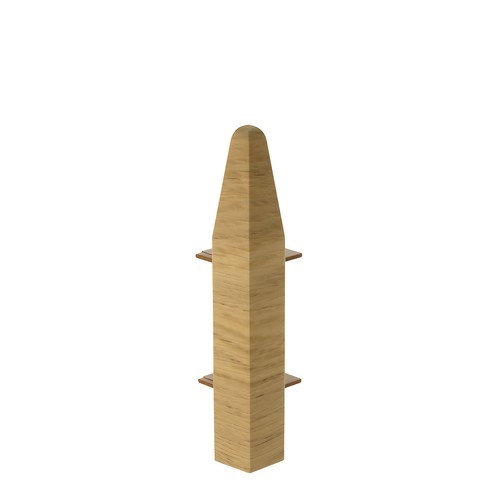Upvc chamfered skirting corner - upvc,