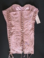 Lace Up Corset Bandeau Micro