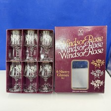 Sherry Glasses Set 6 Windsor