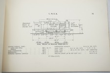 1937 British Locomotives Types Book Technical Drawings GWR LMS LNER SR 