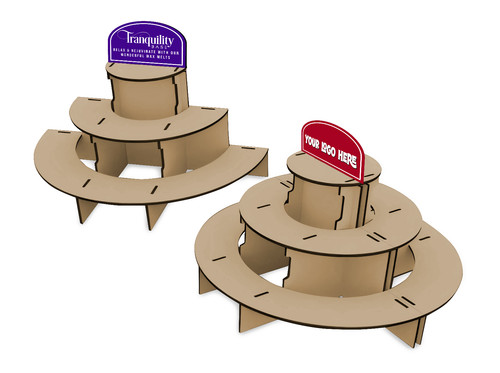 Circular round display stand - round,