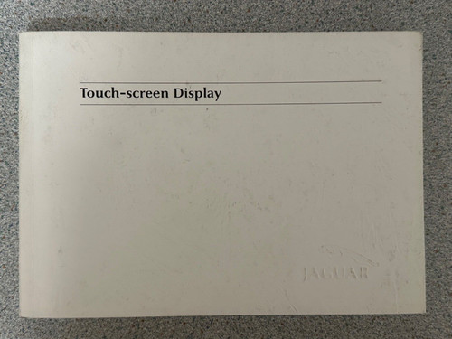 Jaguar touch screen display - jaguar,