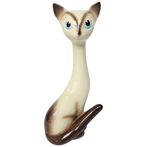 Sylvac long neck siamese cat - long,