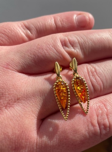 Natural baltic amber gold - natural,