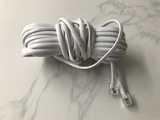  Telephone Line Extension Lead Landline Cable Wire Extra Long Cord 