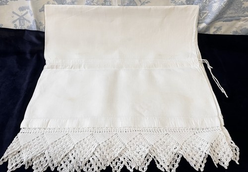 Antique white double lace - antique,