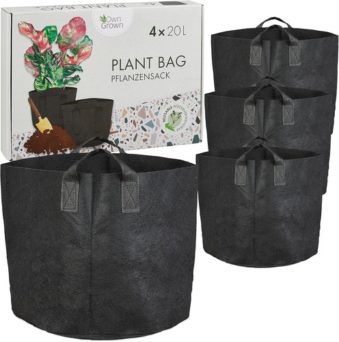 4x20l plant grow bags - 4x20l,