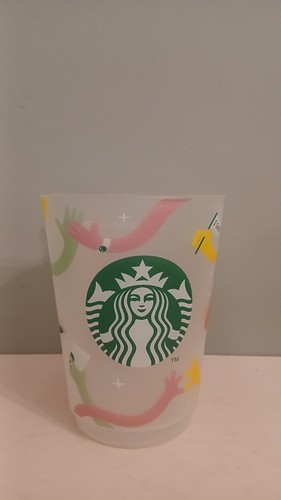 Starbucks reusable plastic cup - reusable,