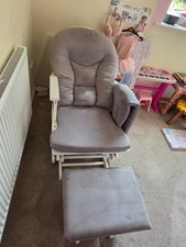 nursing chair and stool. Used snd loved but in good condition.