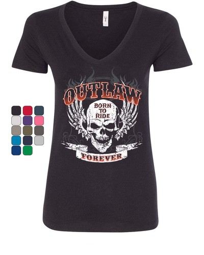 Outlaw forever neck tee - forever,