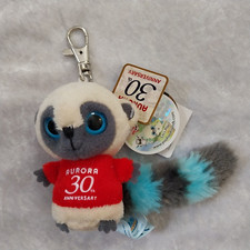Aurora Yoohoo & Friends - Blue Bushbaby - Soft Toy  Keyring 30th anniversary