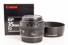 Canon EF 35mm f/2 *Exc+ Sharp Prime Wide Angle Lens