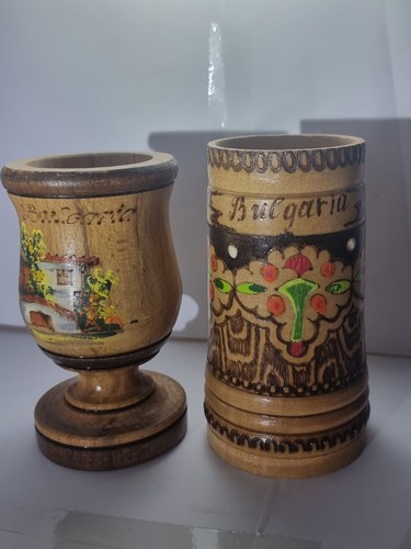 Vintage bulgarian hand painted - bulgarian, hand-painted