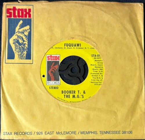Booker and the s - the, mg's
