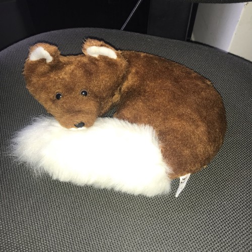 Vintage red fox plush - plush, by