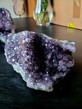 Natural Amethyst Druze Geode Quartz Crystal Cluster 1Kg 8x14cm XL 