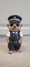 Vivid Arts Meerkat Police Officer Ornament - Home & Garden Decor
