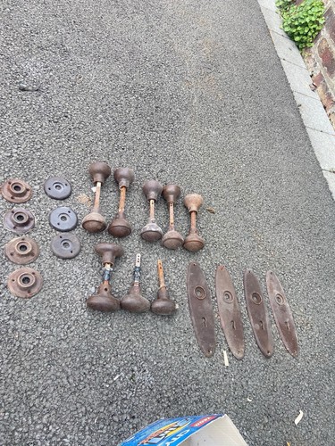 1920s bakelite door knobs - door, &