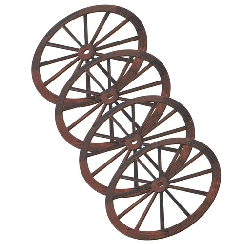 4pcs wooden wagon - 4pcs, wall