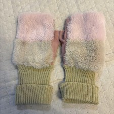 Laura Ashley Pink Beige Faux
