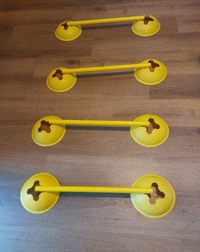 Crane cone hurdle set yellow - cone,