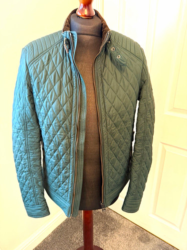 Belstaff men green quilted - men's,
