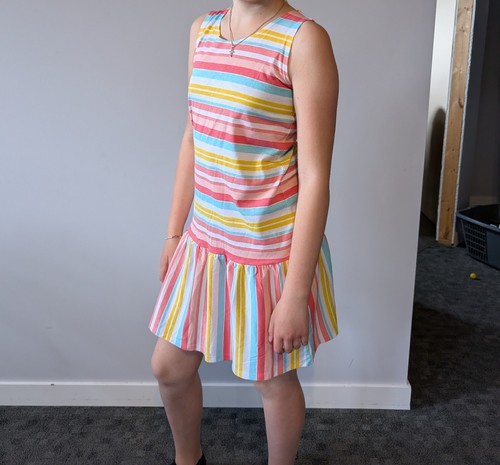 Girls size striped - 10/12,