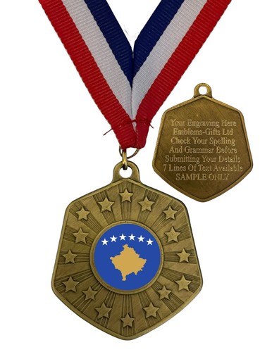 Kosovo national flag 66mm - flag,