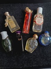 VINTAGE LOT OF 7 NO MINI PERFUME BOTTLES