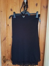 Rapz Layered Boobtube  Dress Black Size 12 Y2k