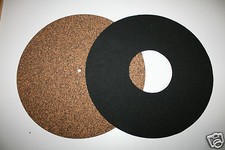 OscarsAudio Cork/rubber & Neoprene Turntable  Mat *twin mat **BEST VALUE**