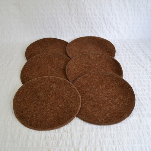 Set vintage brown - of, 6