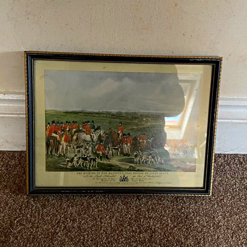 Framed landscape paper print - framed,
