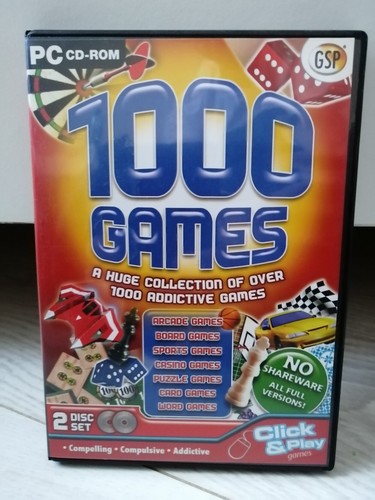 Rom 1000 games a huge - pc, cd-rom