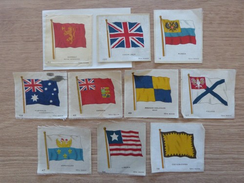Silk cigarette cards - 10,