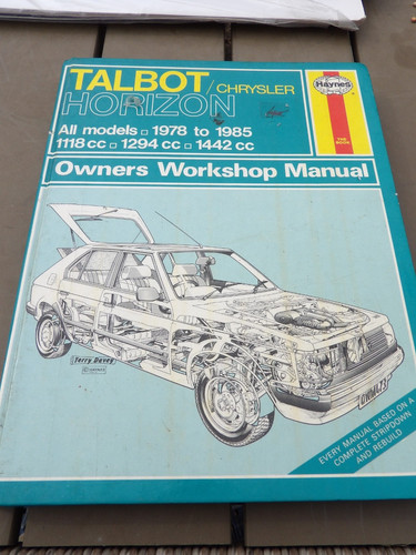Haynes owners workshop - workshop, manual