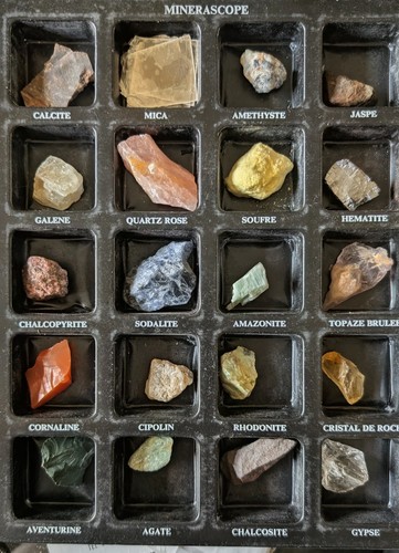Mineral samples from - mineral,