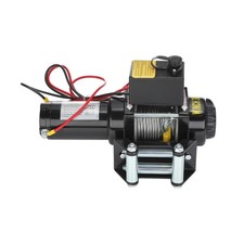 ELECTRIC WINCH 3000LB 12v STEEL ROPE BLACK WIRELESS RECOVERY 4x4 UK STOCK KY
