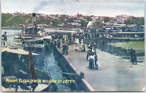 Perth antique postcard - antique, mount