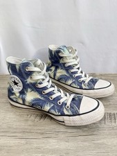 Converse Chuck Taylor All Star Sunset Palms Hi Green Multi Trainers UK 6 EU 39