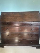 Antique rustic solid dark wood