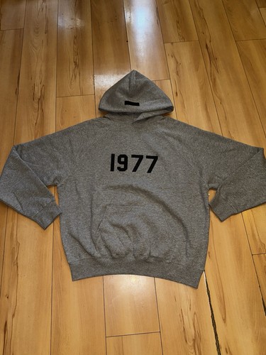 Men grey essentials hoodie - men's,