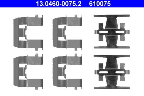 Brake pad accessory kit for - pad,