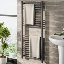 Ladder Towel Heated Rail Radiator Warmer Towel Electric Heating Rack Shelving