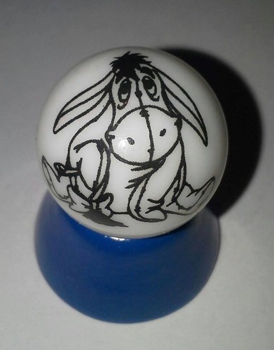 Eeyore glass logo - eeyore, marble