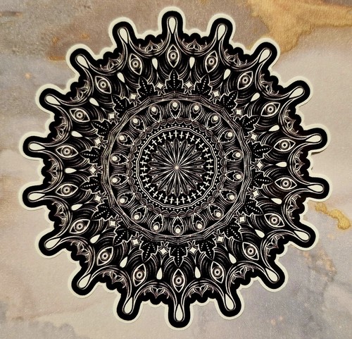 Mandala beautiful 90mm vinyl - 90mm,
