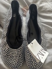 Zara Diamanté Women’s Flat