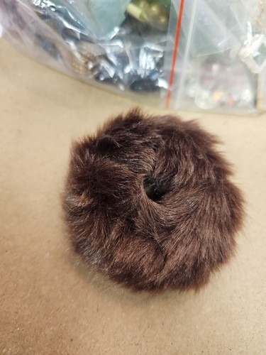 Hair goods brown scrunchie - goods,