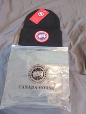 Canada Goose Black Beanie Hat
